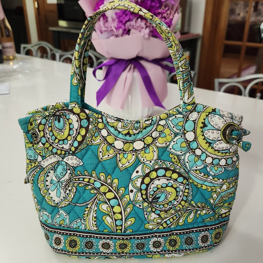 Vera Bradley | Bags | Vera Bradley Peacock Sherry Bag Quilted Blue